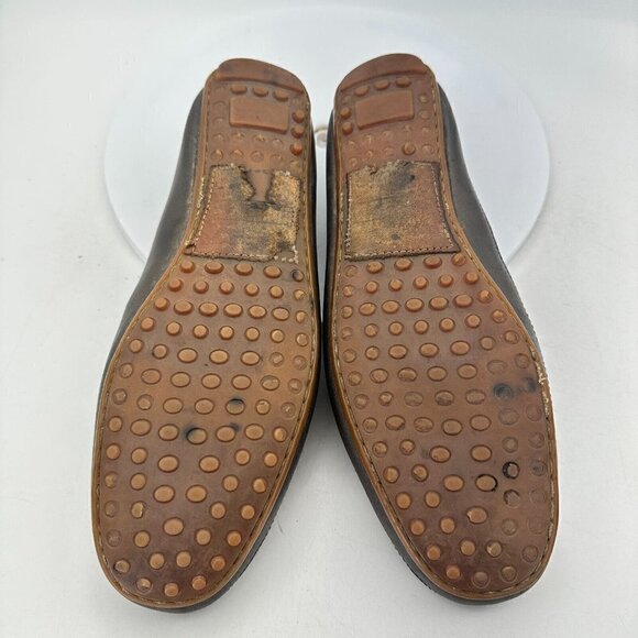 Allen Edmonds Interstate 90 Men Sz 9 Brown Leather Driving Moccasin Dress Shoes - Picture 11 of 14